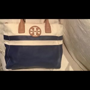 Tory Burch canvas tote - pre-owned
